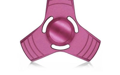 Tri Aluminum Rose Gold Fidget Spinner