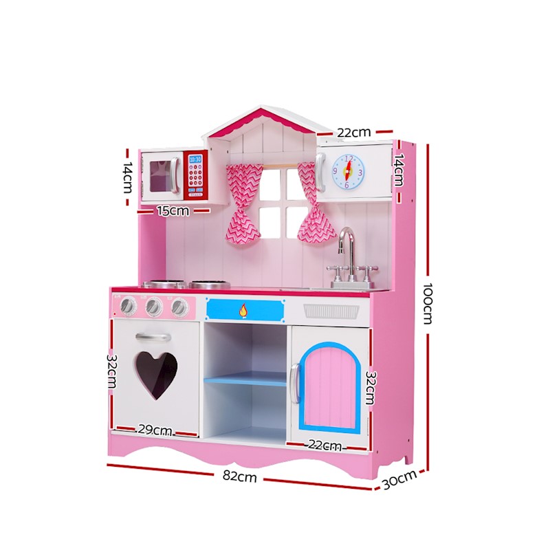 Kitchen Playset Wooden Dream Pink - Image 2
