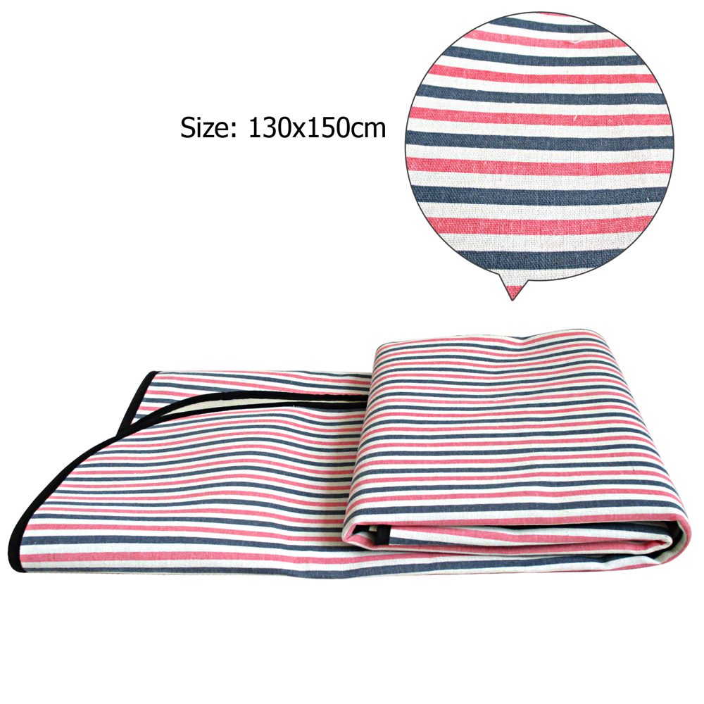 Picnic Basket 4 Person Wicker With Blanket - Image 4