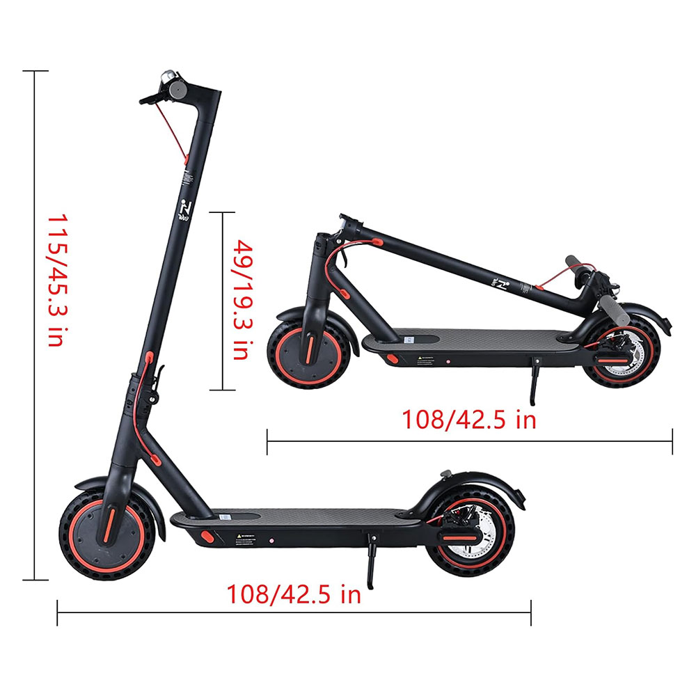 Electric Scooter 900W Silver with Seat - Image 2