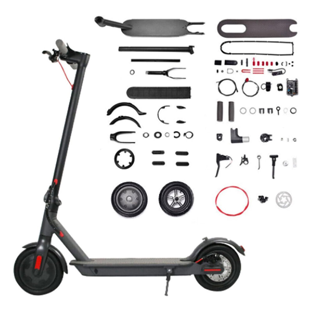Electric Scooter 900W Silver with Seat - Image 3