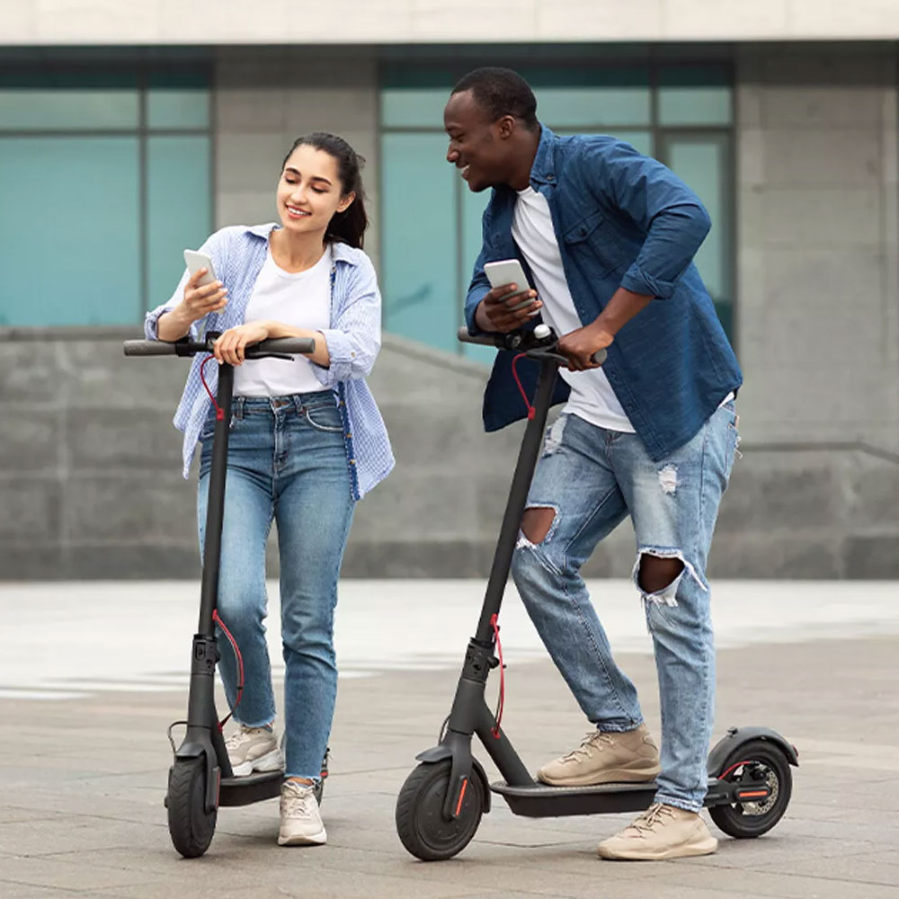 Electric Scooter 900W Silver with Seat - Image 8